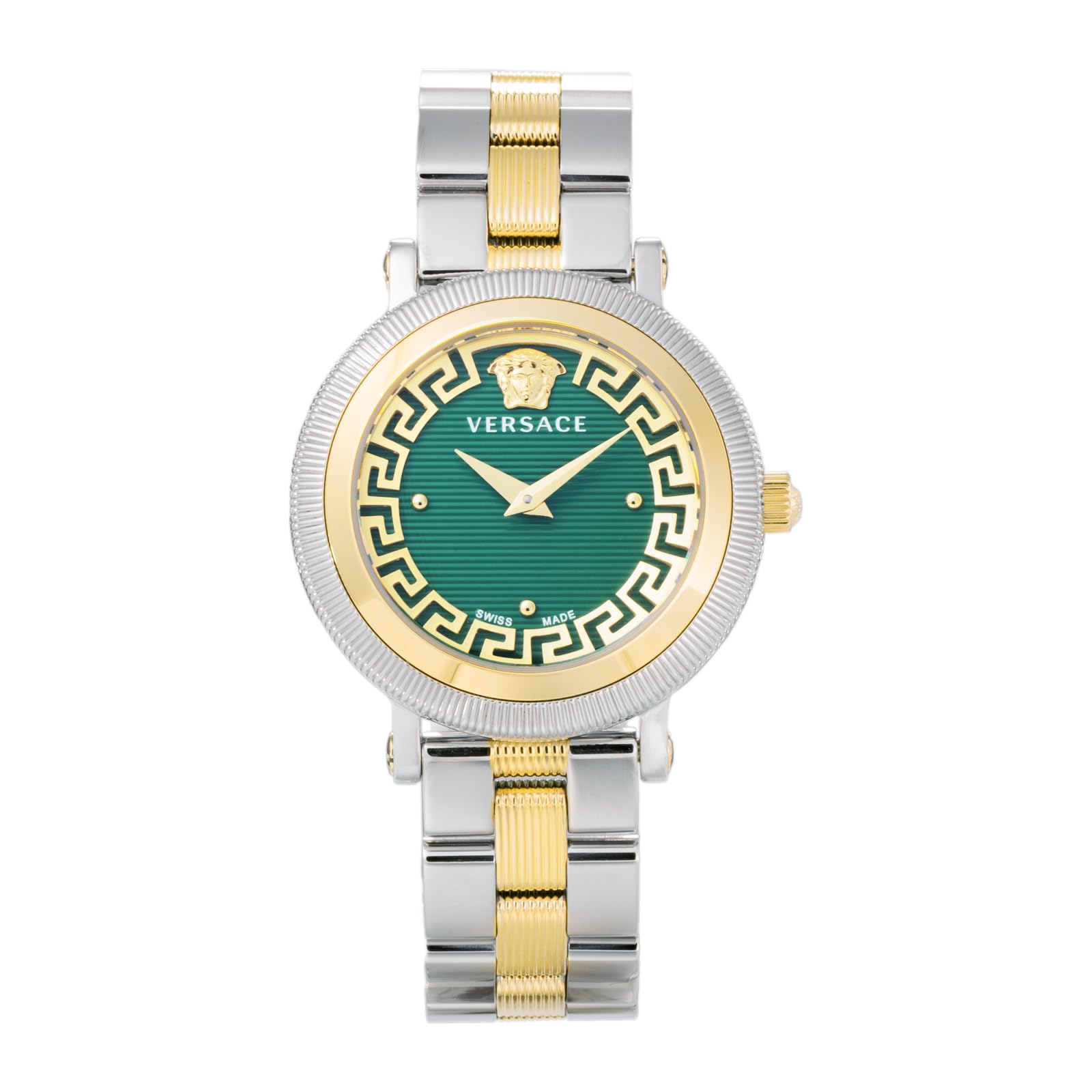 

Greca Flourish Watch VE7F00523 Silver [Versace] Women s [Used] зелений