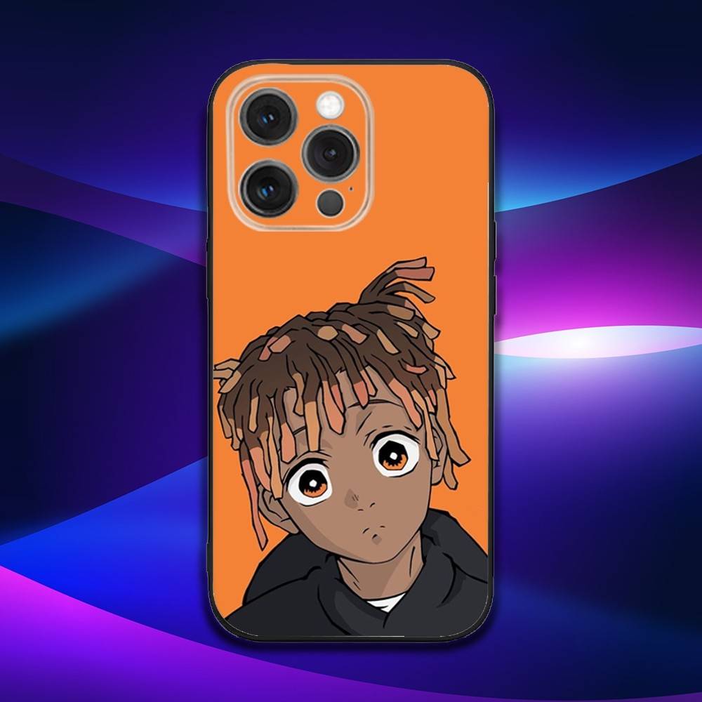 Rapper 999 J-Juice W-WRLD Phone Case For iPhone 16e,16,15,14,13,12,11,Pro,X,XS,Max,XR,Plus,Mini Soft Black Cover