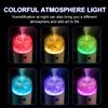 100ML Mini Air Humidifier USB Electric Aroma Diffuser Essential Oil Purifier Aromatherapy Mist Maker Lights For Car Home Bedroom