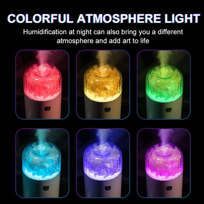 100ML Mini Air Humidifier USB Electric Aroma Diffuser Essential Oil Purifier Aromatherapy Mist Maker Lights For Car Home Bedroom