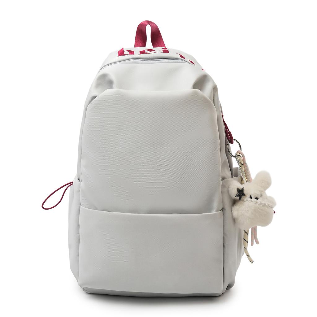 Schoolbag Korean Ins Lazy Wind School Bag Female Junior High School Students High Value Niche High School Students Large Capacity Super Fire Backpack