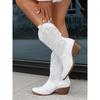 Winter New Arrivals: Mid-Heel 40-43 Suede Low-Cut Women's Boots