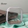 Electronics Cable Holder Hard Shell Storage Case, Portable Transparent Organizer Box, Travel Gadget Box Daily PET for Small And Jewelry Pill