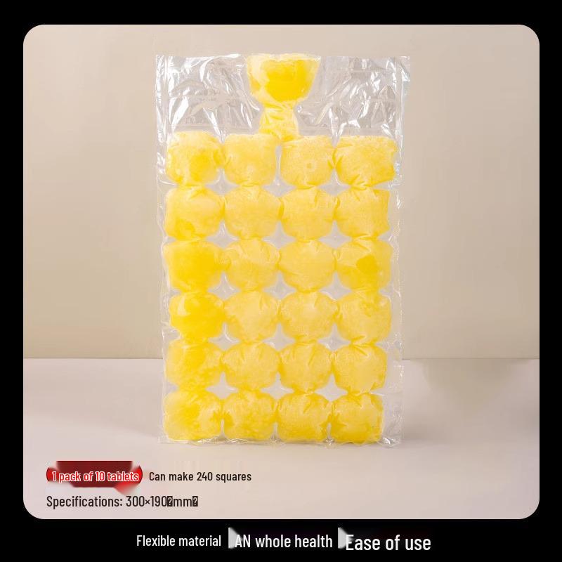 

Самозапечатывающаяся одноразовая форма для льда - Съедобный пакет для кубиков льда со вкусом маракуйи