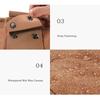 Collapsible Canvas Storage Bag PU Leather Outdoor Foraging Bag Garden Picking Pouch  Tool Storage