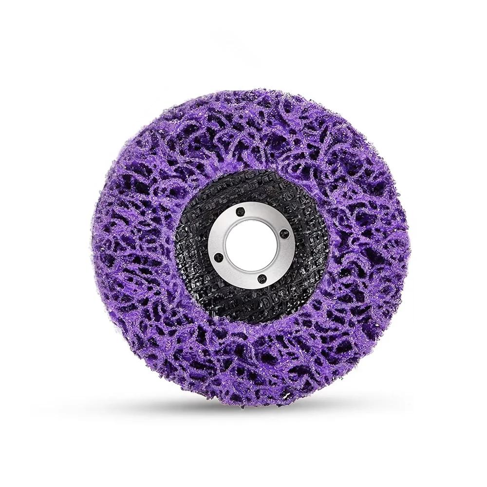 1PCS100/115/125mm Coral Disc Poly Strip Disc Diamond Grinding Wheel Flap Disc for Angle Grinder Paint Rust Removal Clean Abrasiv