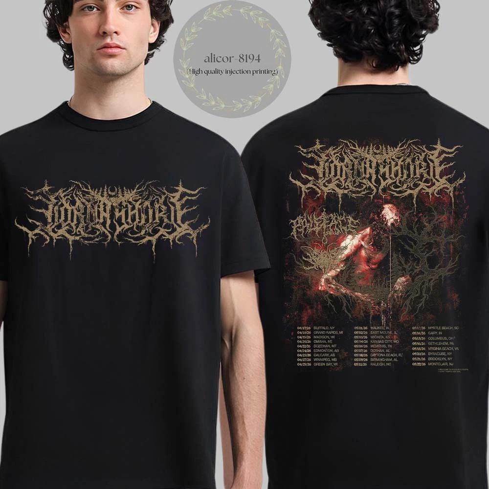 T-shirt Fan Tour Lorna Shore Amérique du Nord 2026 S4XL