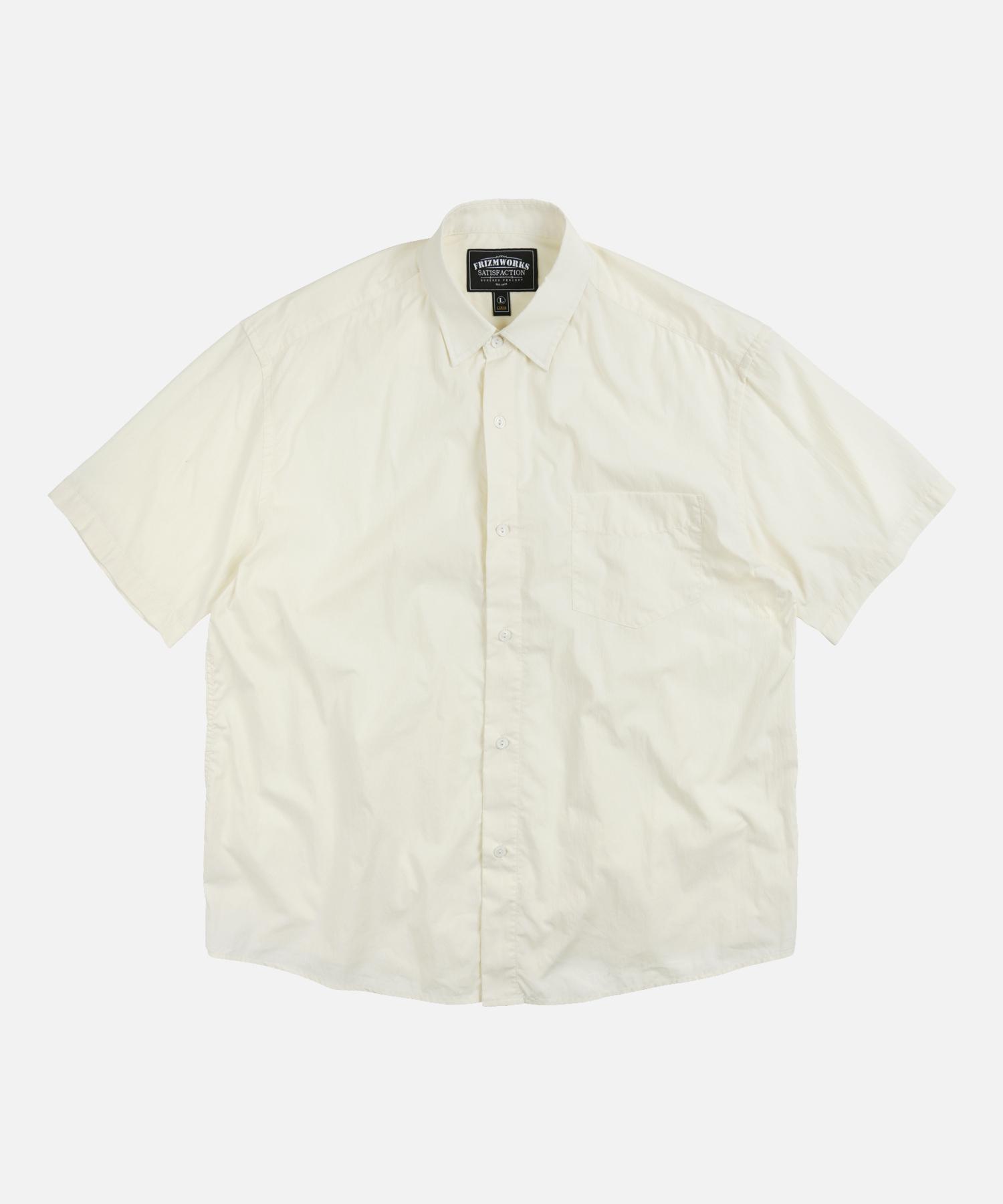 Prism Works Feather Cn Relaxed Half Shirt _ Ivory Ivory/S