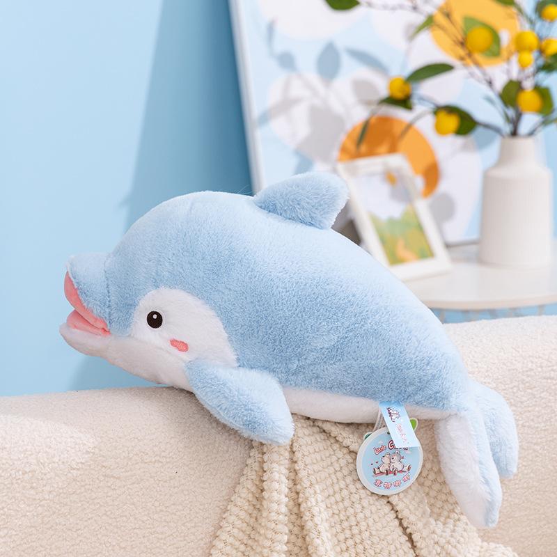 Joyful Ocean Series: Beluga, Seal, Shark, Dolphin Plush Dolls
