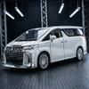 1:24 Toyota Alphard MPV Alloy Metal Diecast Model Car High Simulation Children Toy Collectibles Hobby Ornaments Holiday Present