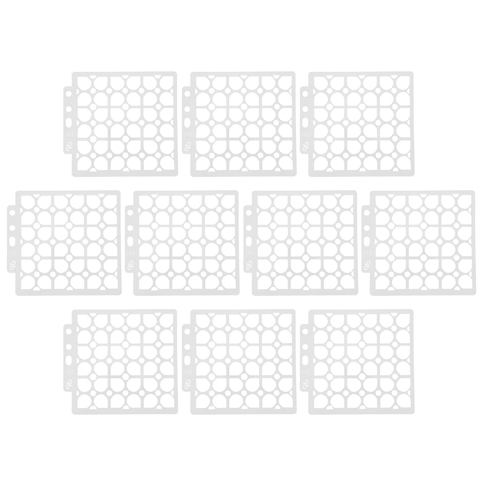 

10 шт. трафареты для рисования мандалы, многоразовые, для самостоятельного изготовления форм, художественных поделок