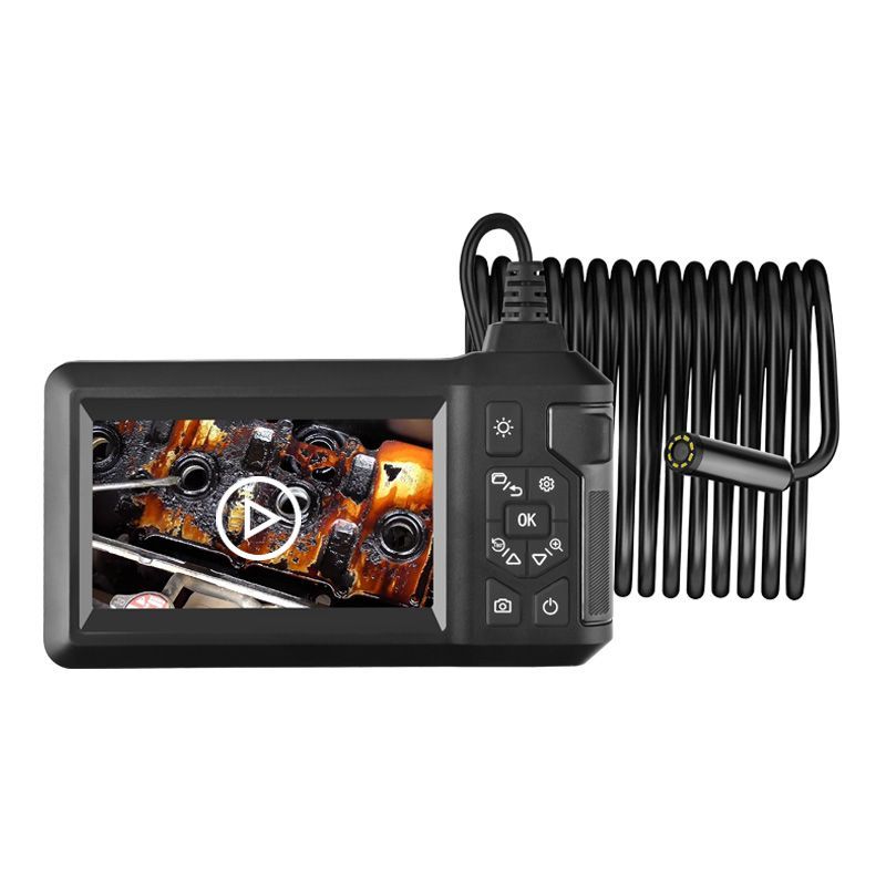 

Нова відеокамера з екраном, фото, ендоскоп HD-камера, автоматичний ремонт, підводне виявлення труб, ендоскоп, один знімок 5m with video чорний