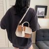 Popular Fashion Splicing Texture Summer Commuter Trend Shoulder Crossbody Portable Small Square Bag Women