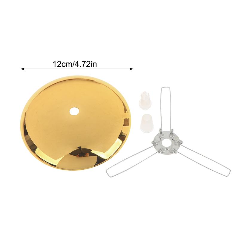 1 Set Flying Saucer Arc Cover Tray Pendant Lamp Ceiling Lamp Accessories Three Forks Fixing Spring + Tension Head