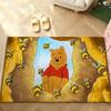 Cute W-Winnie The P-Pooh-S Kawaii Carpet Bathroom Anti-slip Mat Door Mat Home Decoration Mat Entrance Door Mat Scratch-resistant