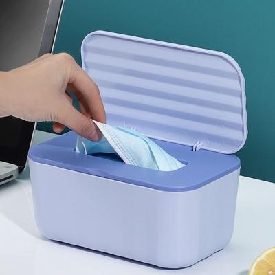 Kunststoff Feuchttücher Spender Entnehmbare Serviette Papier Hülle Tragbar Doppeltzweck Taschentuchbox für Zuhause