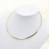 Cheap Punk Simple Round Circle Necklace Gold Bohemian Fashion Jewelry Exaggeration Metal Hoop Adjustable Necklaces for Women
