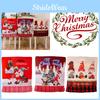 Vibrant Red Christmas Chair Covers With Stripes Polka Dots And Checks For Festive Style