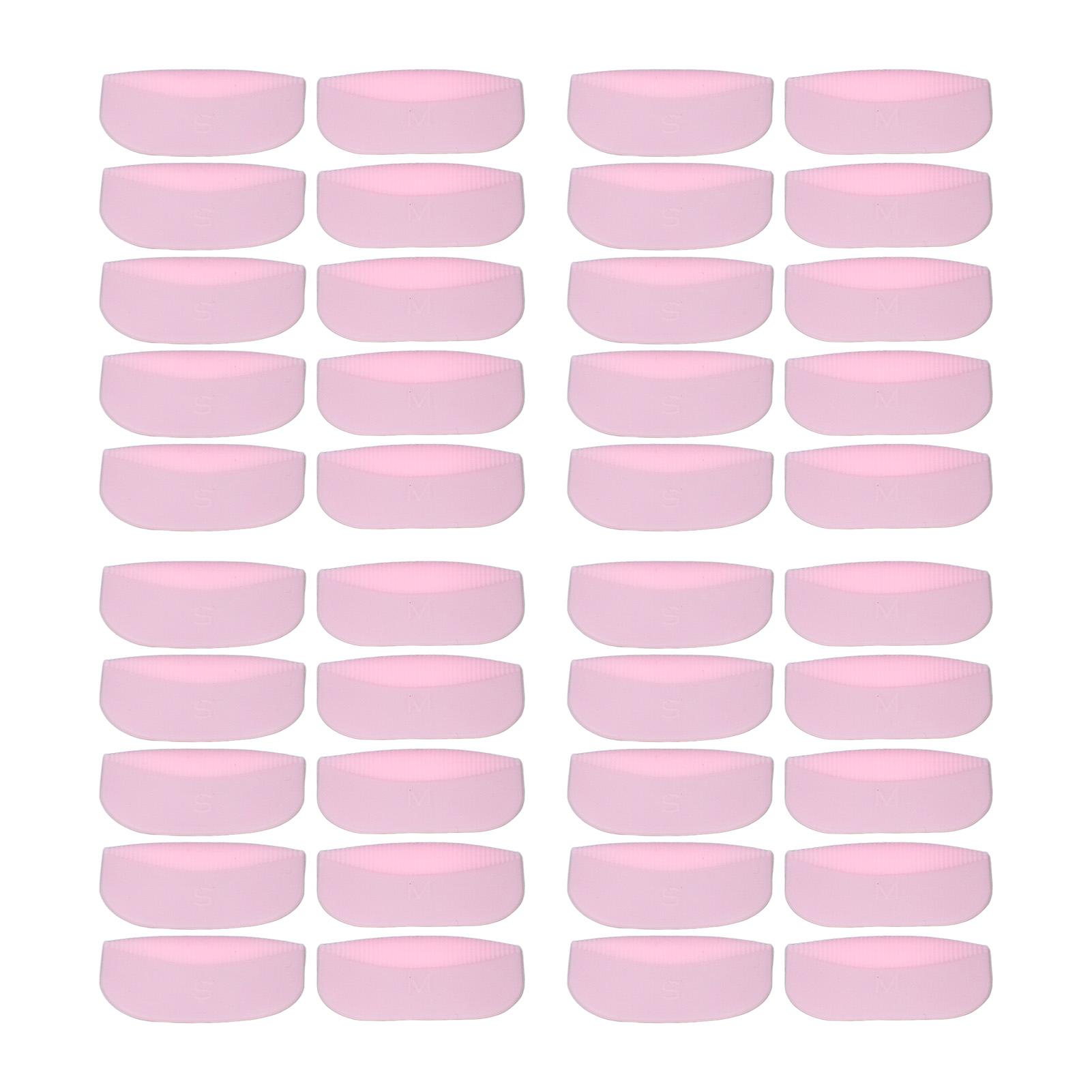 

20pairs Silicone Eyelash Perm Pads Reusable Lash Lifting Pads Eyelash Lifting Rods for Home Beauty