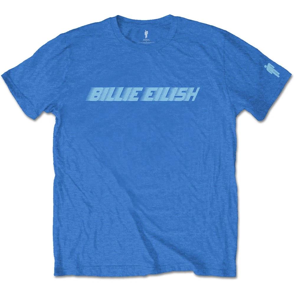 Blue Billie Eilish Racer Official Logo Mens Unisex T-Shirt 3XL