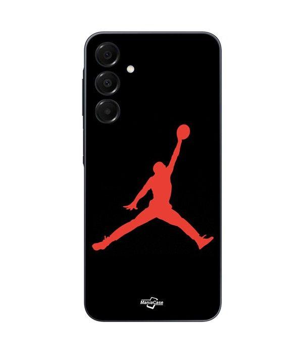 Coque de téléphone - Maniacase - Samsung Galaxy A16 - Jordan logo 23 - Silicone - Souple