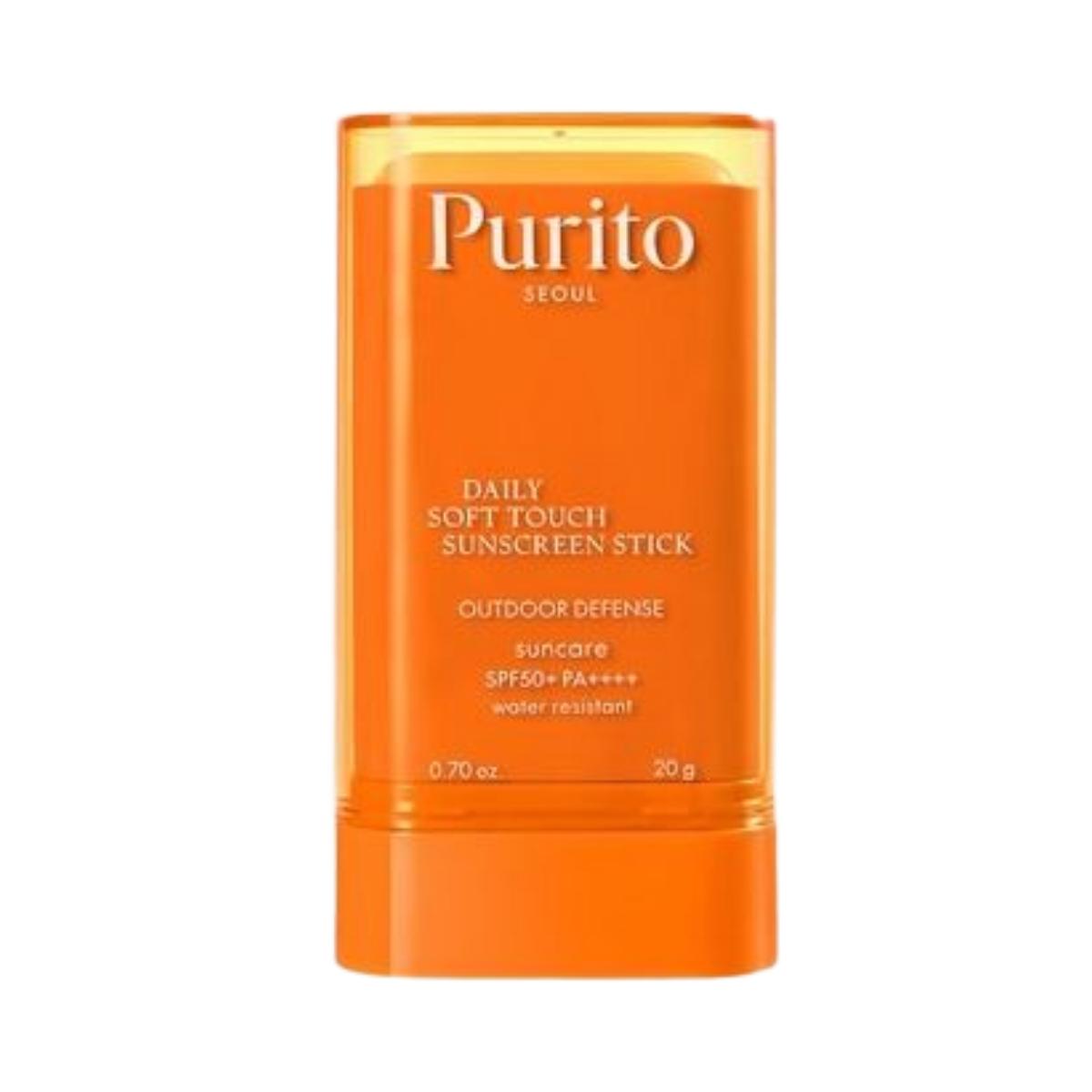 PURITO SEOUL Daily Soft Touch Sunscreen Stick SPF50+ PA++++ Matte & Silky 20g