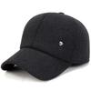 ZHENYUEQI Men's Winter Woolen Ear-flap Baseball Cap