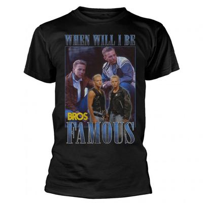 Bros Unisex Adult Famous Homage Cotton T-Shirt