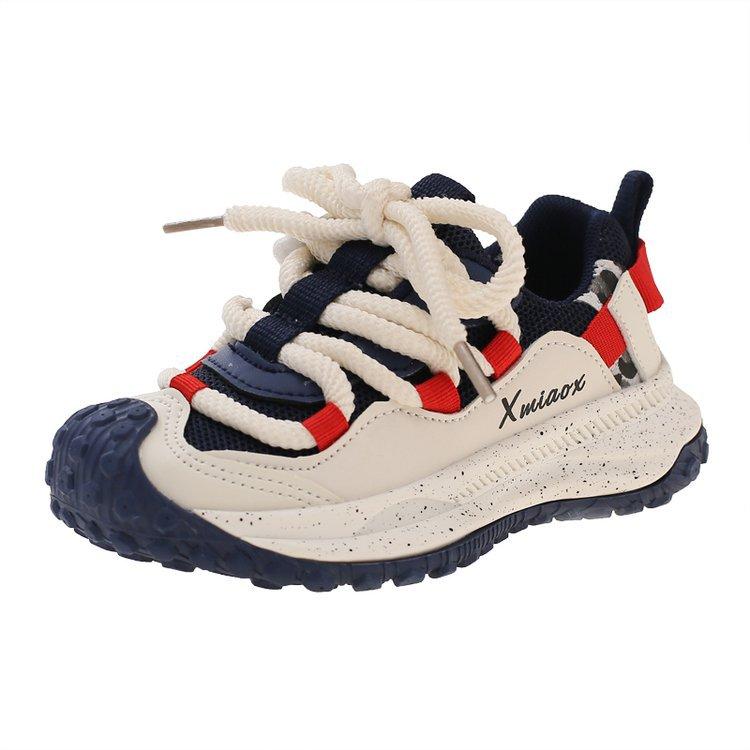 Girls' sports shoes 2025 spring new children's trendy shoes boys' dad shoes breathable durian sole casual shoes