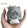 Trauriges Baby-Nilpferd 3D-gedrucktes Nilpferd-Ornament Miniatur-Nilpferd-Figur Desktop-Sammlerstück Nilpferd-Dekoration für Zuhause Büro