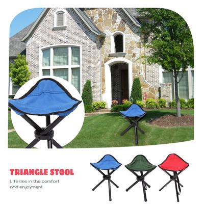 3 Leg Portable Outdoor Triangle-Chair Folding Stool Hiking Camping Fishing Seat