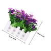 Artificial White Daisy Simulation Flower Realistic Lifelike Home Office Wedding Decoration Photography Props Fence Flower