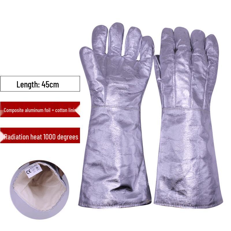 High-Temperature Aluminum Foil Insulated Gloves