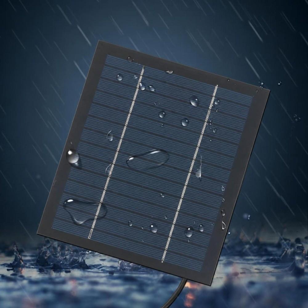 5W 6V Cooling Fan Monocrystalline Silicon Mini Solar Fan Pratical Solar Panel Fan  Outdoor Camping
