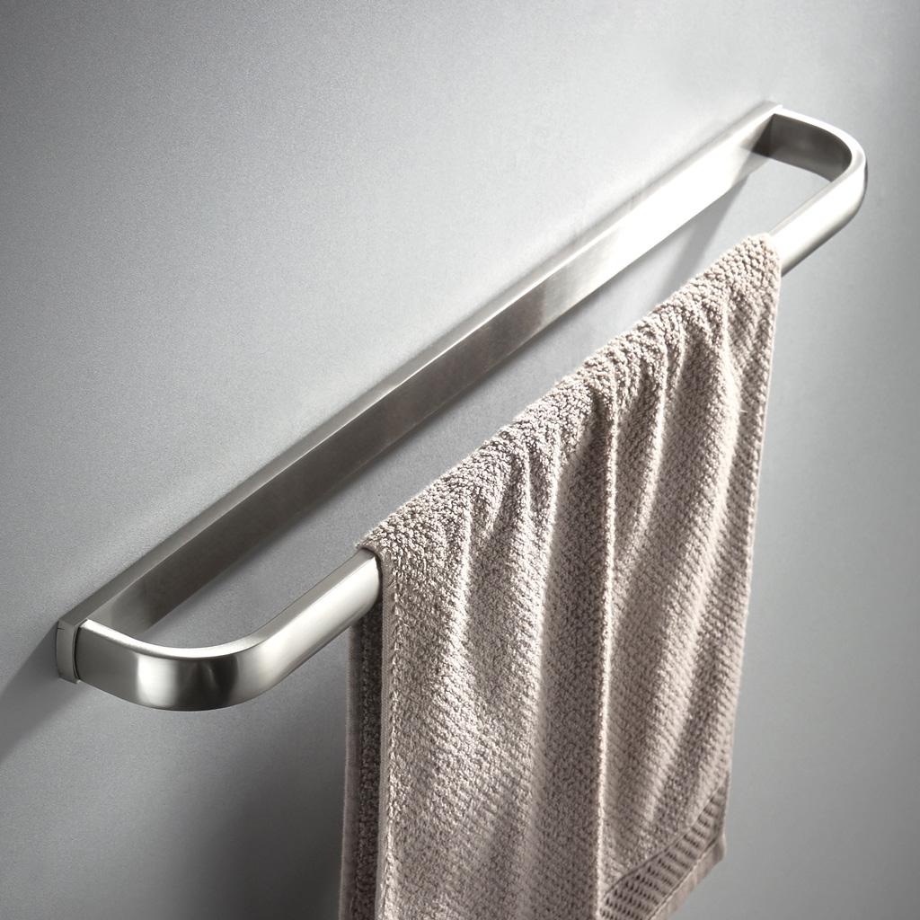 Buy Modern Brushed Nickel Bathroom Kitchen Hand Towels Bar Rack Rail