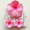 3Pcs/Set Gradient Hawaiian Flower Hair Clip Hibiscus Hair Clips New Hairpin  Summer Hair Accessories