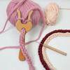 Ergonomic Handle Wooden Knitting Fork Handmade DIY Crochet Kits Efficient Loom Stick  Home