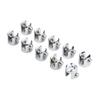 10pcs Glass Clamps Plated Brackets Zinc Alloy Brackets Clip Shelf Clamp Holder Support Brackets Clamps 6-8mm Clip Tool