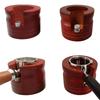 Elegant Coffee Bottomless Portafilter Tamping Station Accessories Professional Wooden Holder Espresso Tool Stand