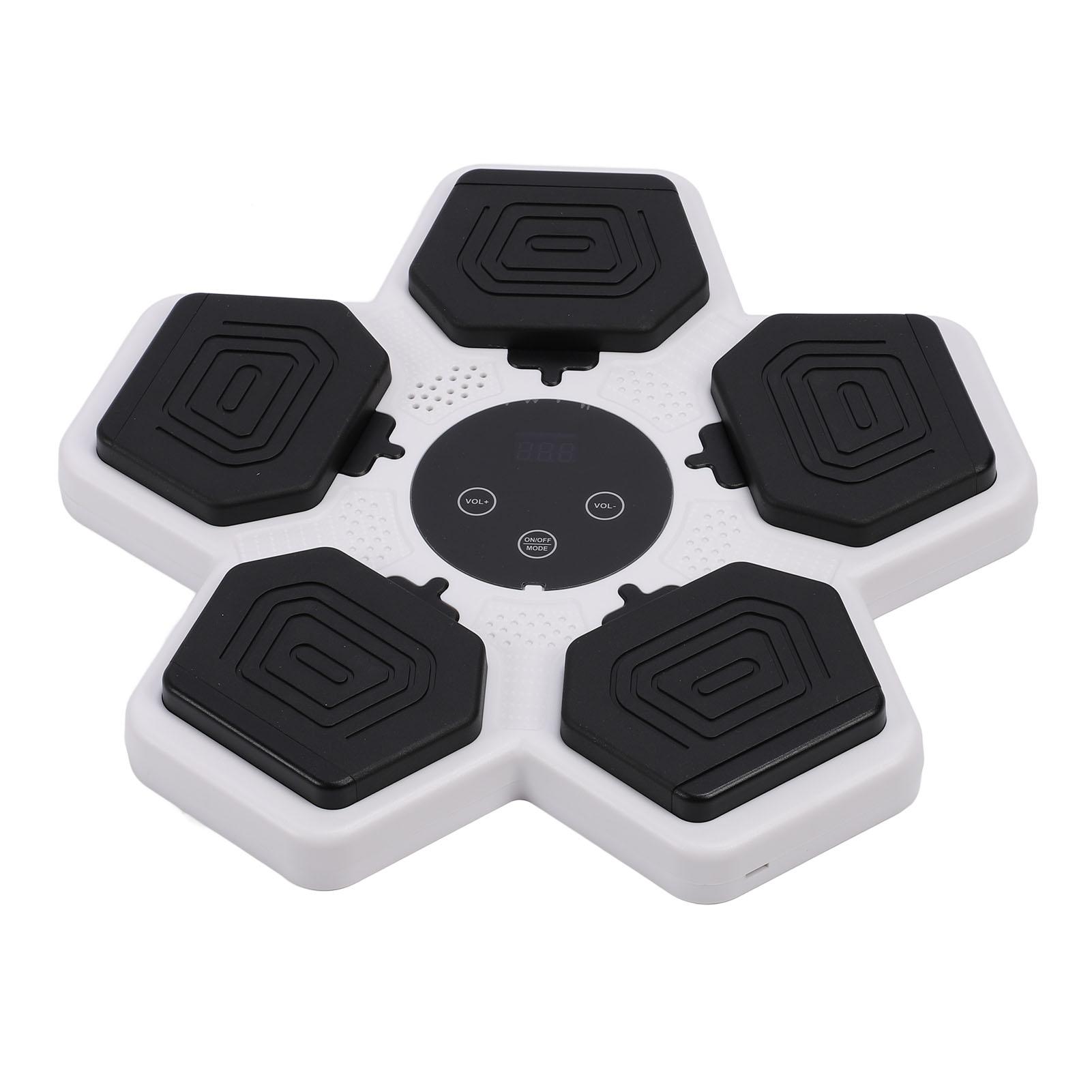 

Розумна музична боксерська мішень 5 мішеней 5 режимів 15 рівнів гучності Кнопкове управління Музичний боксерський апарат білий