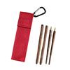 Travel Chopsticks Portable Foldable Lightweight Versatile Tableware Wood Wooden Chopsticks for Hiking Office Travel Camping