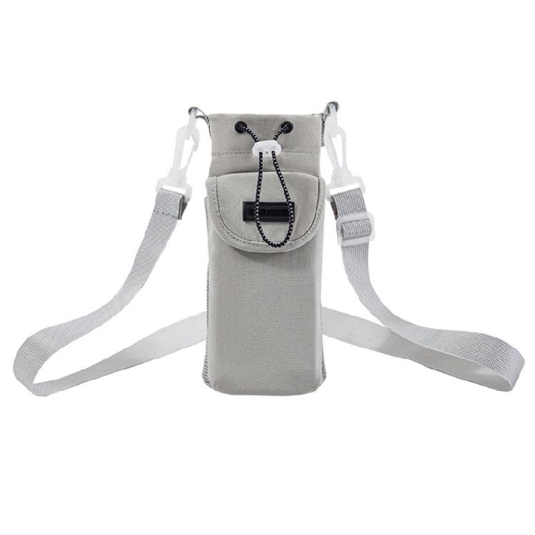 Water Bottle Transport Bag with Comfortable Crossbody Strap Protective Beverage Kettle Sleeve Outdoor Drinkware Holder