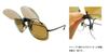 [New York Collection] Clip-on Sunglasses CU-6 Smoke FREE (One-touch Attachment with Clip)
