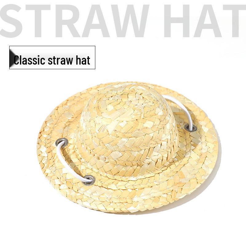 

Соломенная шляпа ручной работы для робота Weilai Nomi - Украшение интерьера автомобиля для ES6/ES8 Straw Hat