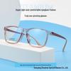 Danyang 99001T Women's Fashion Myopia Glasses Frame - Ultra-light TR Transparent & Beta Titanium Design