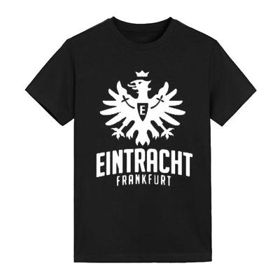 US Size Plus Size S-4XL 100% Cotton Summer Men T Shirts Eintracht Frankfurt Fans Casual Tops Oversize Tees