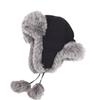 Womens Winter Faux Fur Hat Warm Thick Ski Cycling Cap With Ear Protection