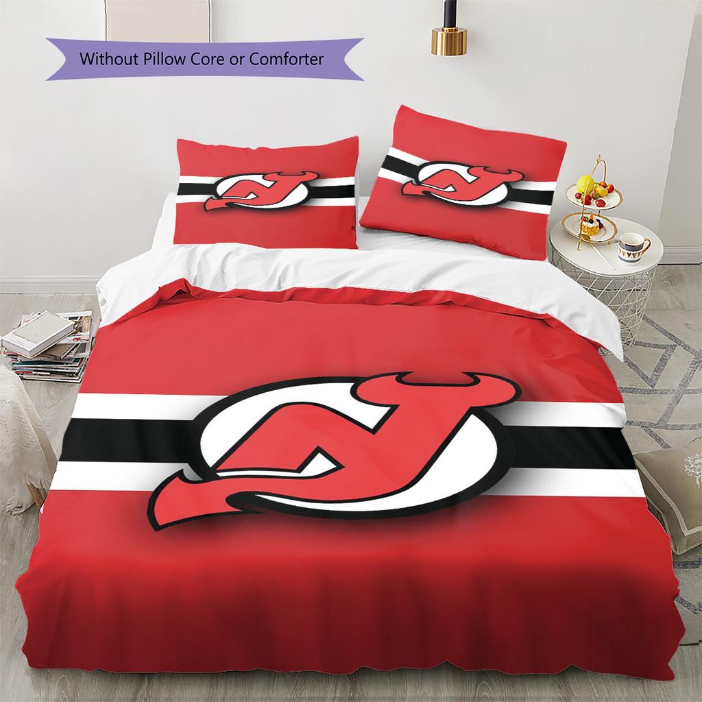 New Jersey Devil Pattern Bedding Set Quilt Cover Pillowcase Home Decor Gift (1 * duvet cover + 2 * pillowcase, without core)