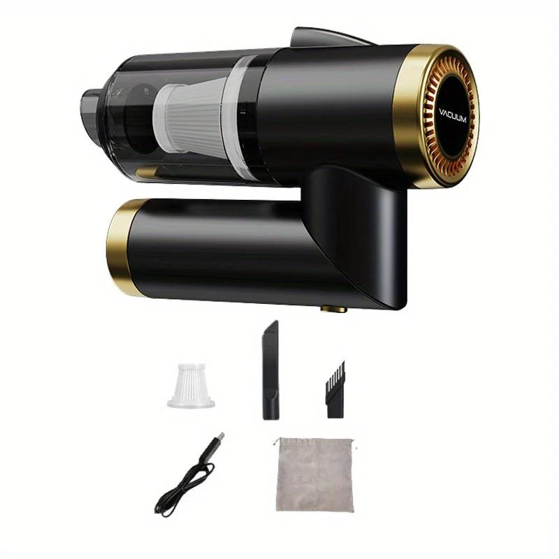 

Беспроводной пылесос 120 Вт Беспроводной ручной автоматический пылесос со светодиодной подсветкой для чистки дома и автомобиля чёрный