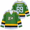 Men Women #69 Shoresy Hockey Jersey Summer Christmas Letterkenny TV Series Green T-shirt V-neck Long Sleeve Unisex Streetwear